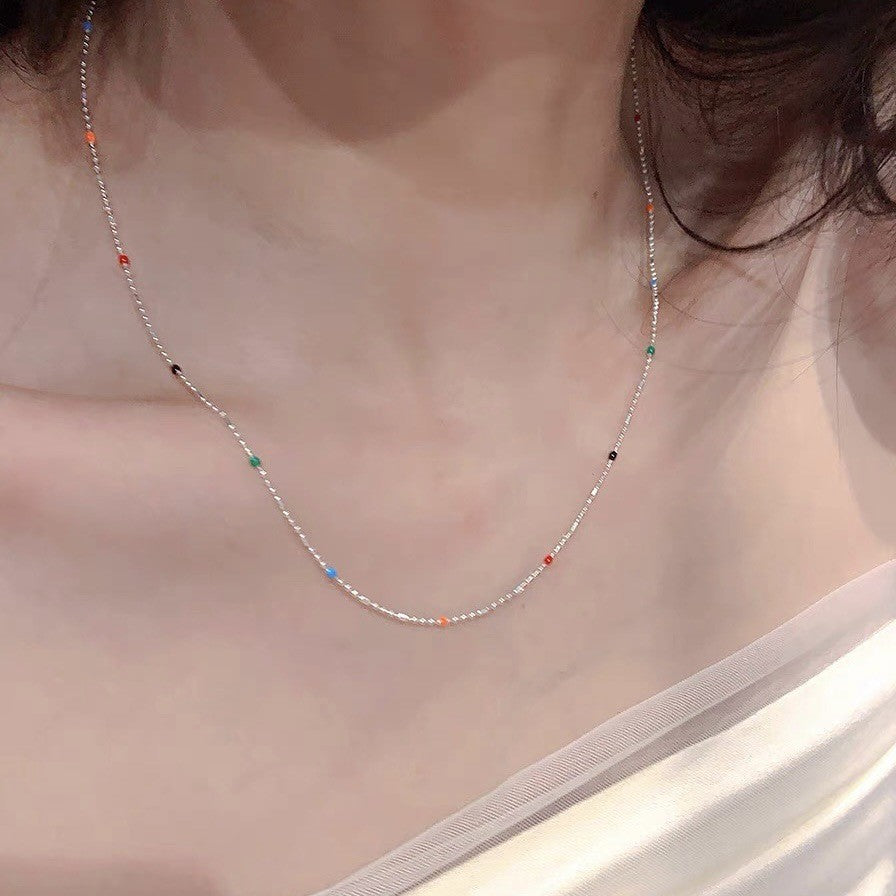 Sense Niche Clavicle Chain Female Slightly Luxury Necklaces