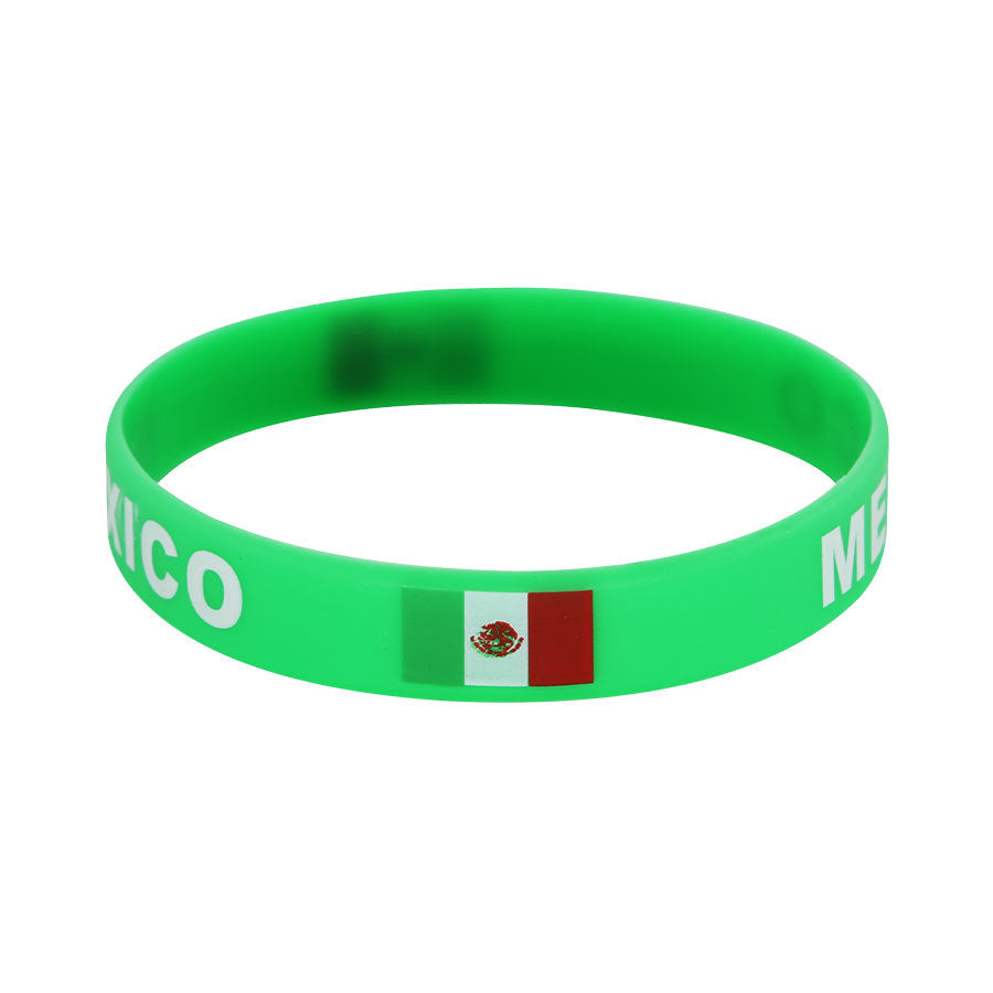 Cup Silicone National Team Canada Ink Flag Bracelets