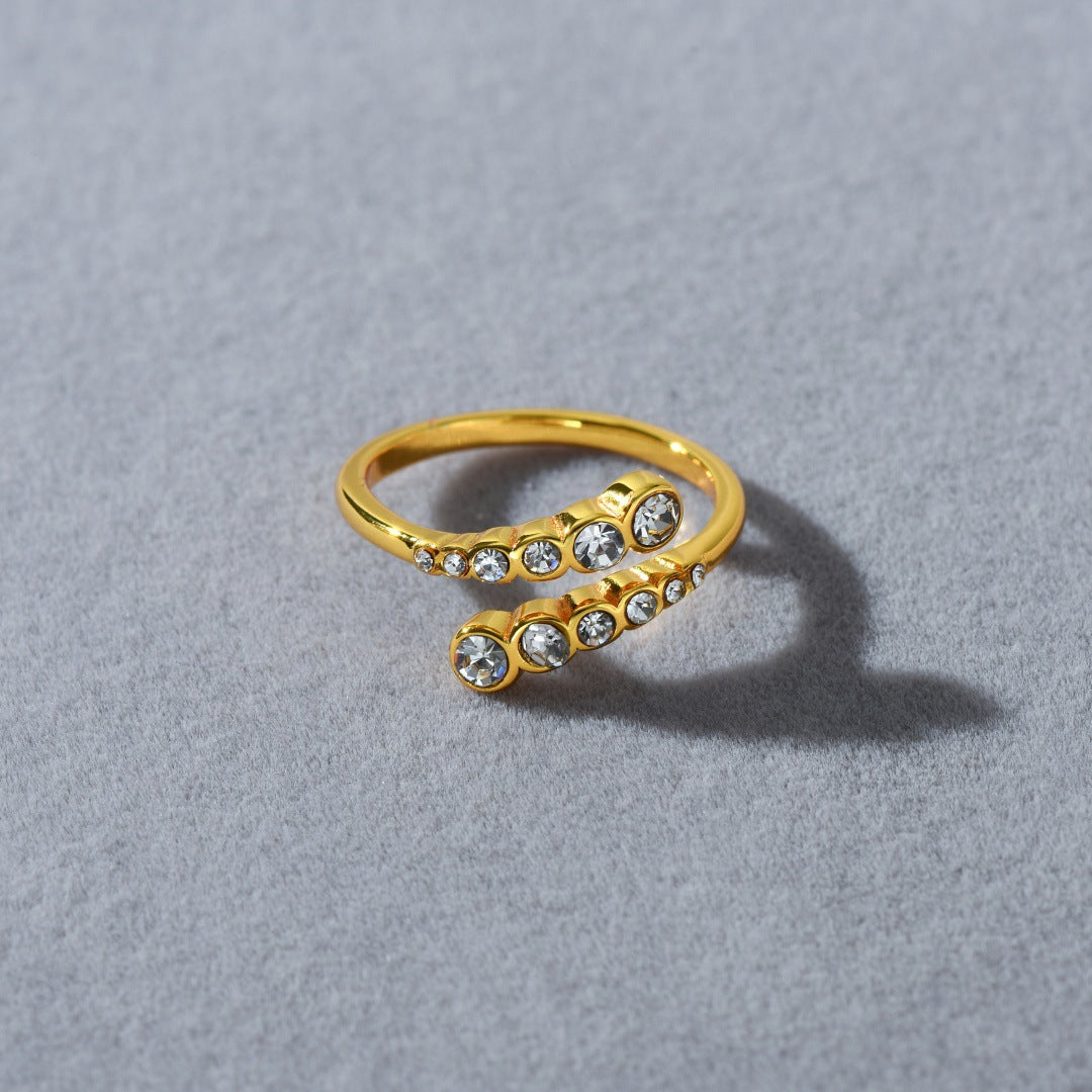 Design Advanced Metal Copper Plated Real Ring