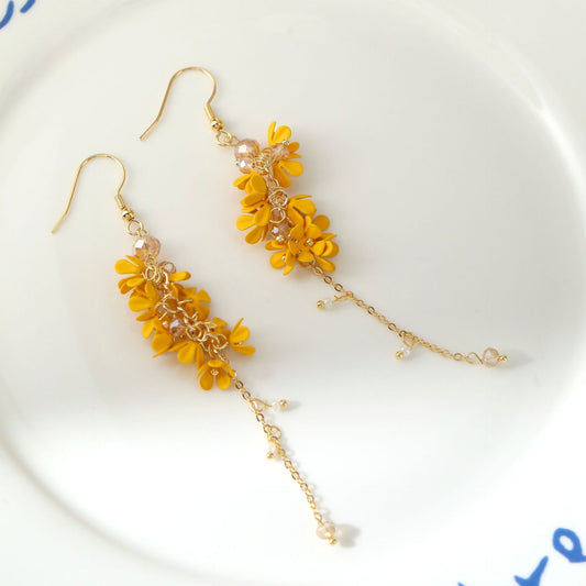 Ancient Style Fairy Tassel Wheat Temperament Earrings