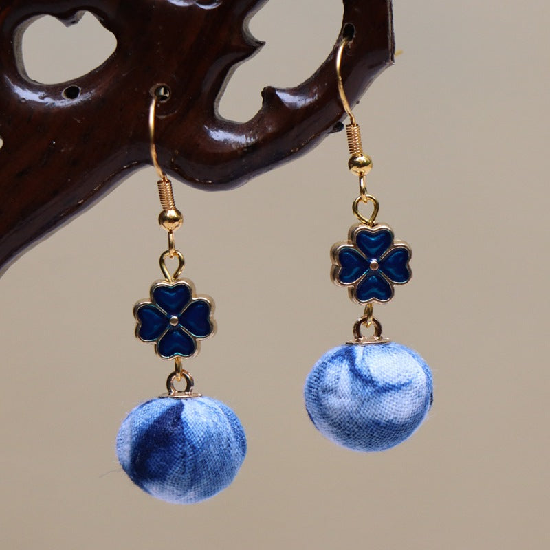 Style Chinese Traditional Cheongsam Vintage Senior Earrings