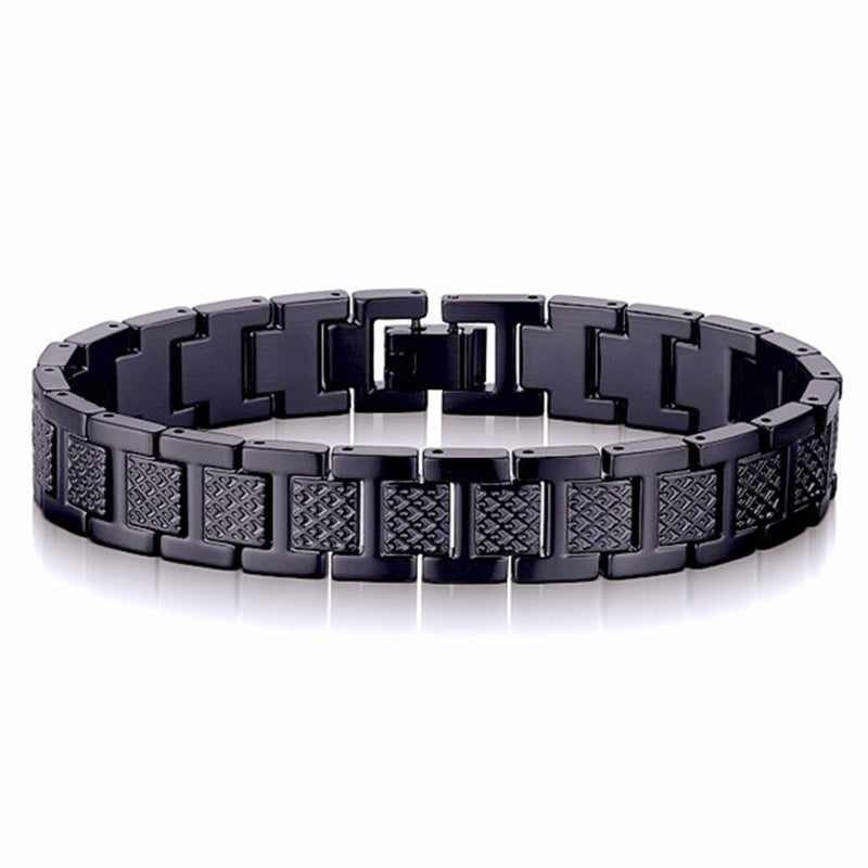 Men's Titanium Steel Magnet French Light Luxury Bracelet