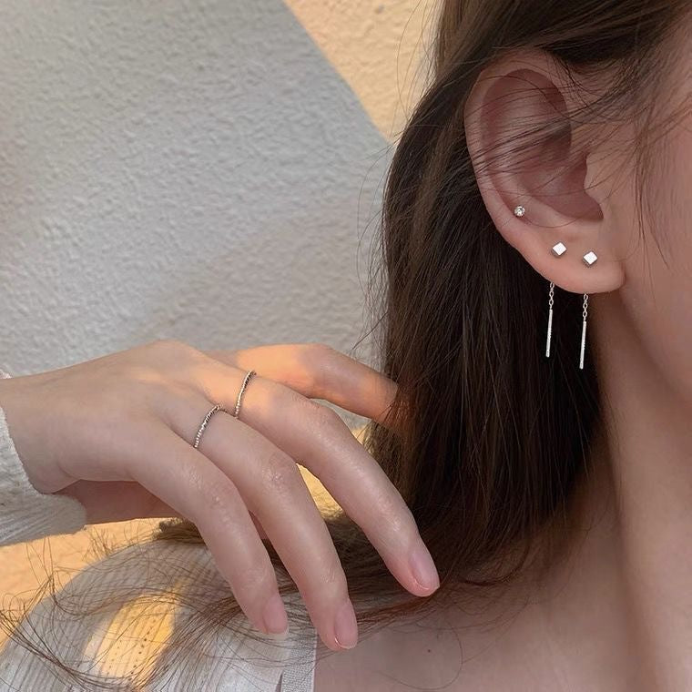 Face Short Tassel Temperament Entry Lux High-grade Ear Line