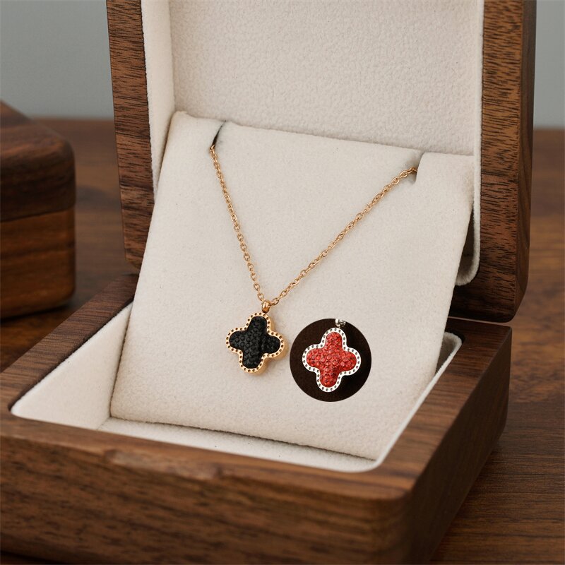 Titanium Steel Female Niche Simple Temperament Clavicle Pendants