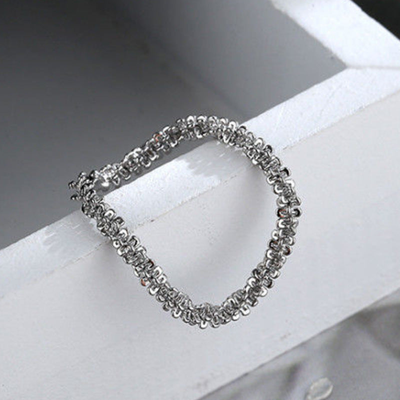 Starry Sky Single Female Milky Way Chain Super Fairy Twin Ring