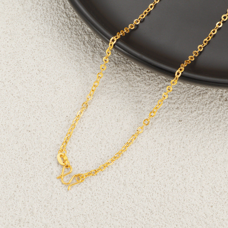 Full Body Titanium Steel Elegant Buckle Necklaces
