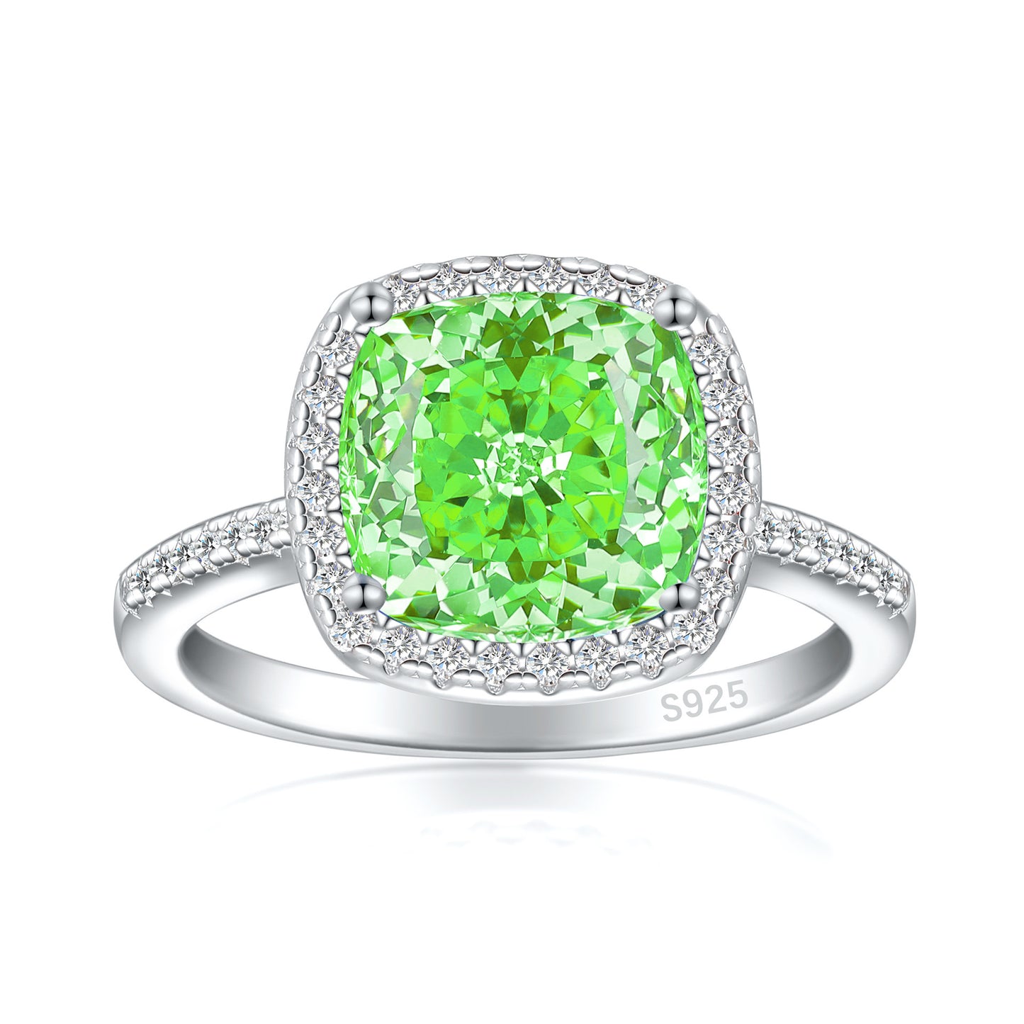 Karat High Carbon Rhinestone Female Niche Advanced Light Rings