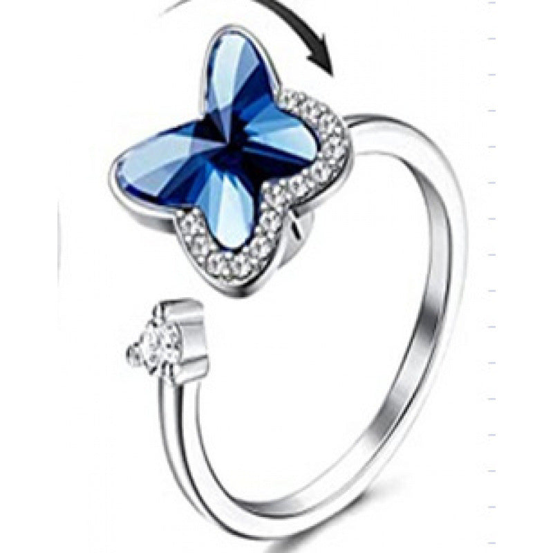 Personalized Rotatable Adjustable Anxiety Relieving Pressure Ring