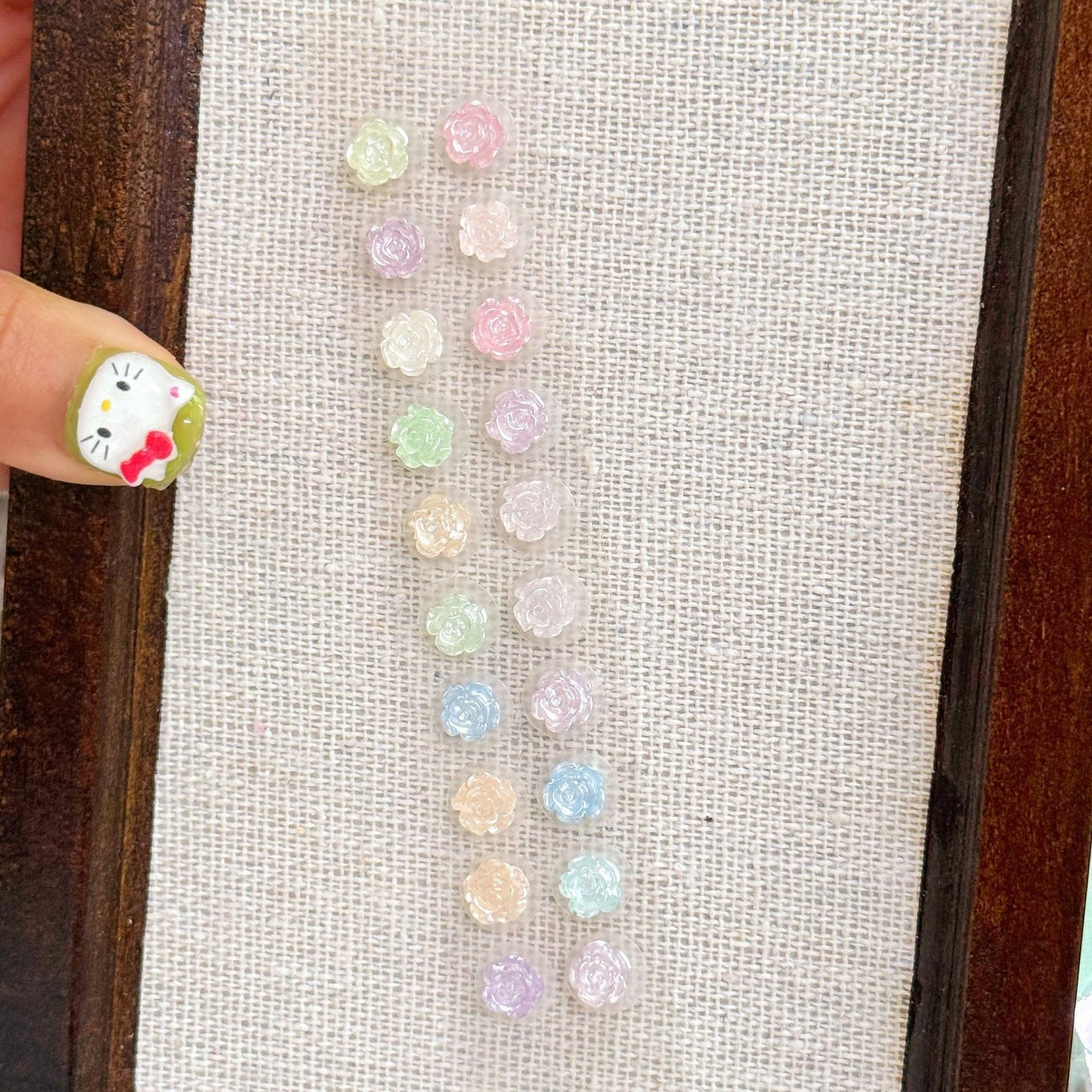 Fashion Auricular Point Sticker Crystal Ear Patch Bead Massage Stress Earrings