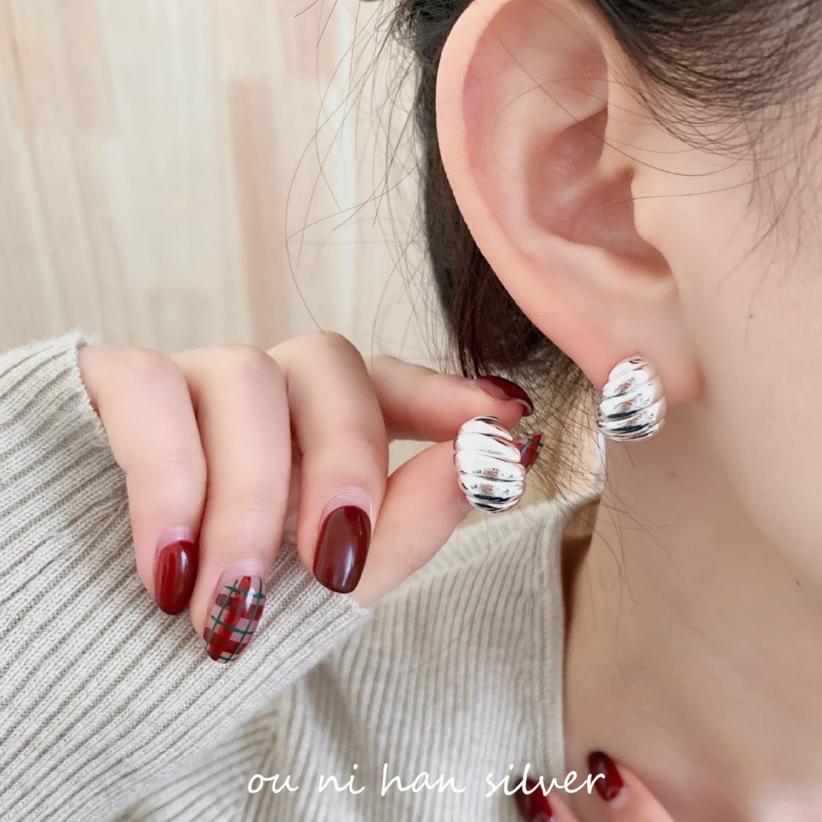 Horn Thread Female Style Special Interest Earrings