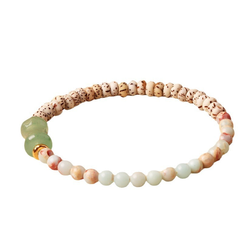 Natural Bodhi Stone Right Rain Amusement Article Light Bracelet