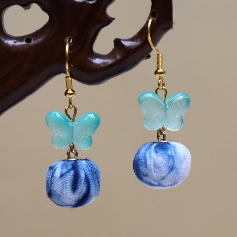 Style Chinese Traditional Cheongsam Vintage Senior Earrings