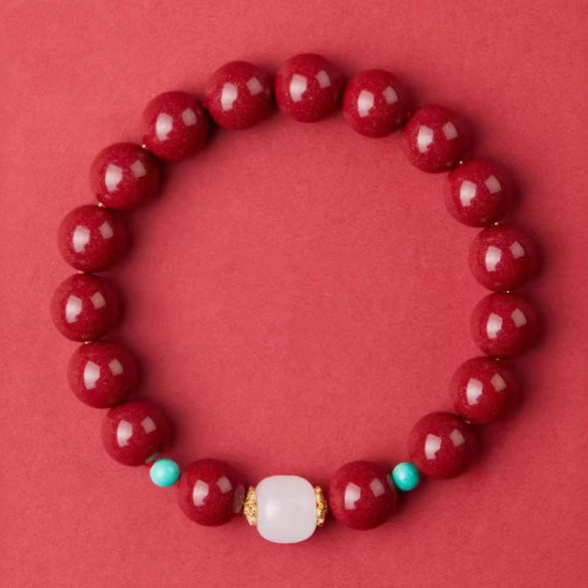 Cinnabar Collection Purple Gold Sand Life Bracelet