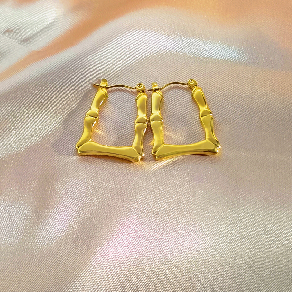 Stainless Steel Hydraulic Craft Ear Clip Earrings