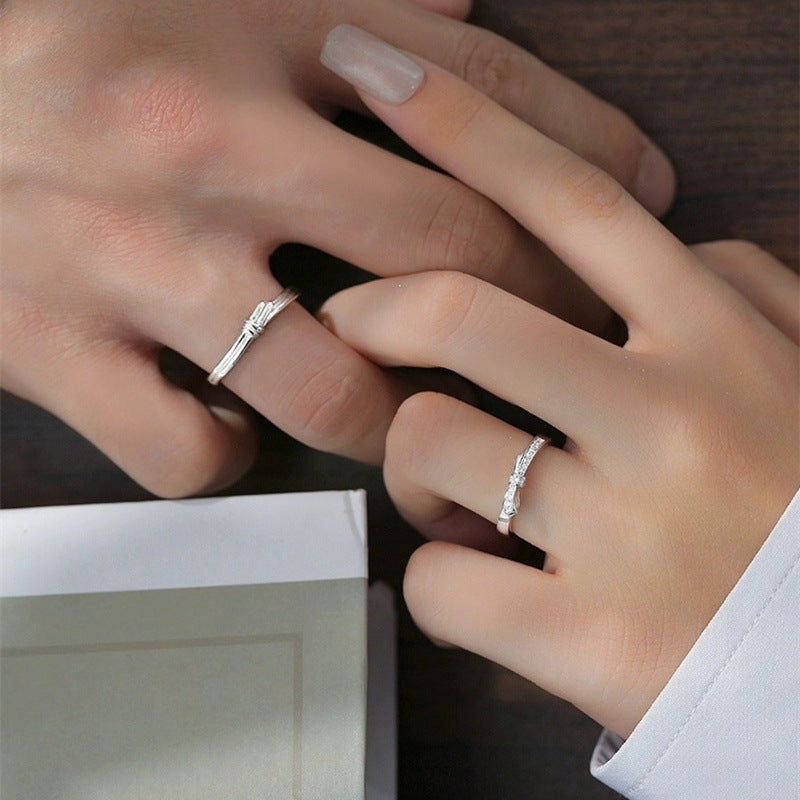 Couple Versatile Special Interest Light Luxury High Ring