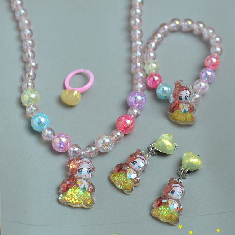 Versatile Graceful Children's Princess Mermaid Tail Rings