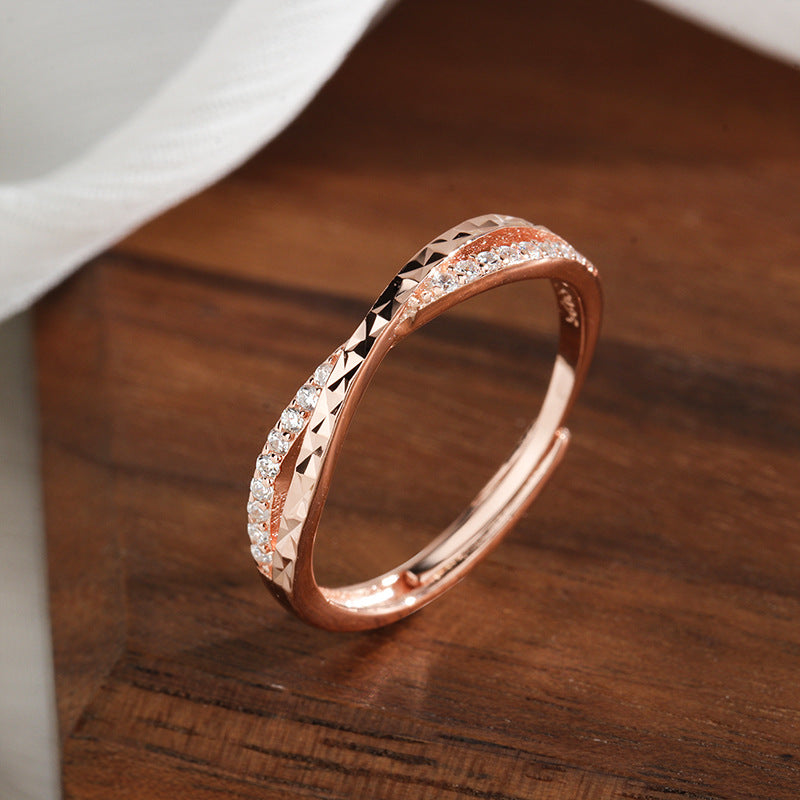 Cross Zircon Index Finger Female Fashion Rings