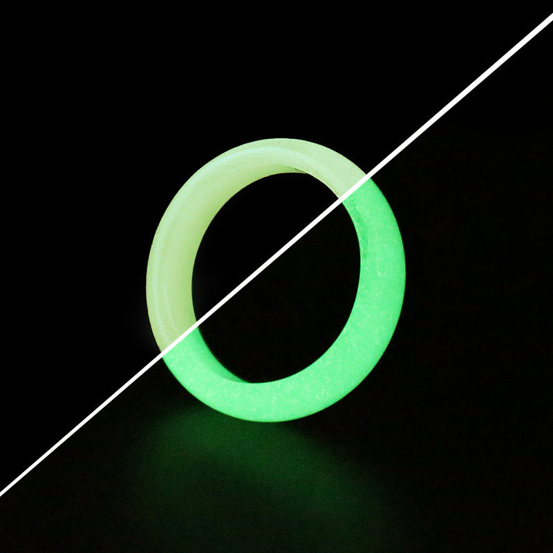 Women's & Men's Luminous Stone Glow Fluorescent Multicolor For Little Rings