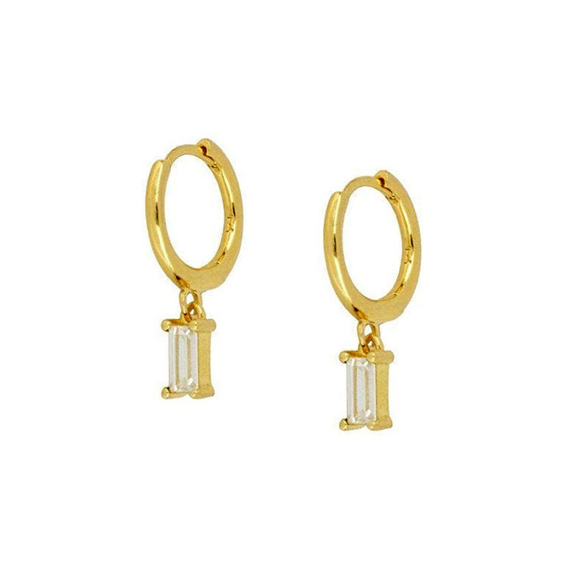 French Entry Lux Geometric Inlaid White Diamond Simple Rings