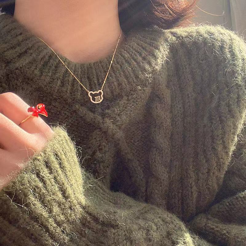 Female Niche Sweater Chain Long Light Necklaces