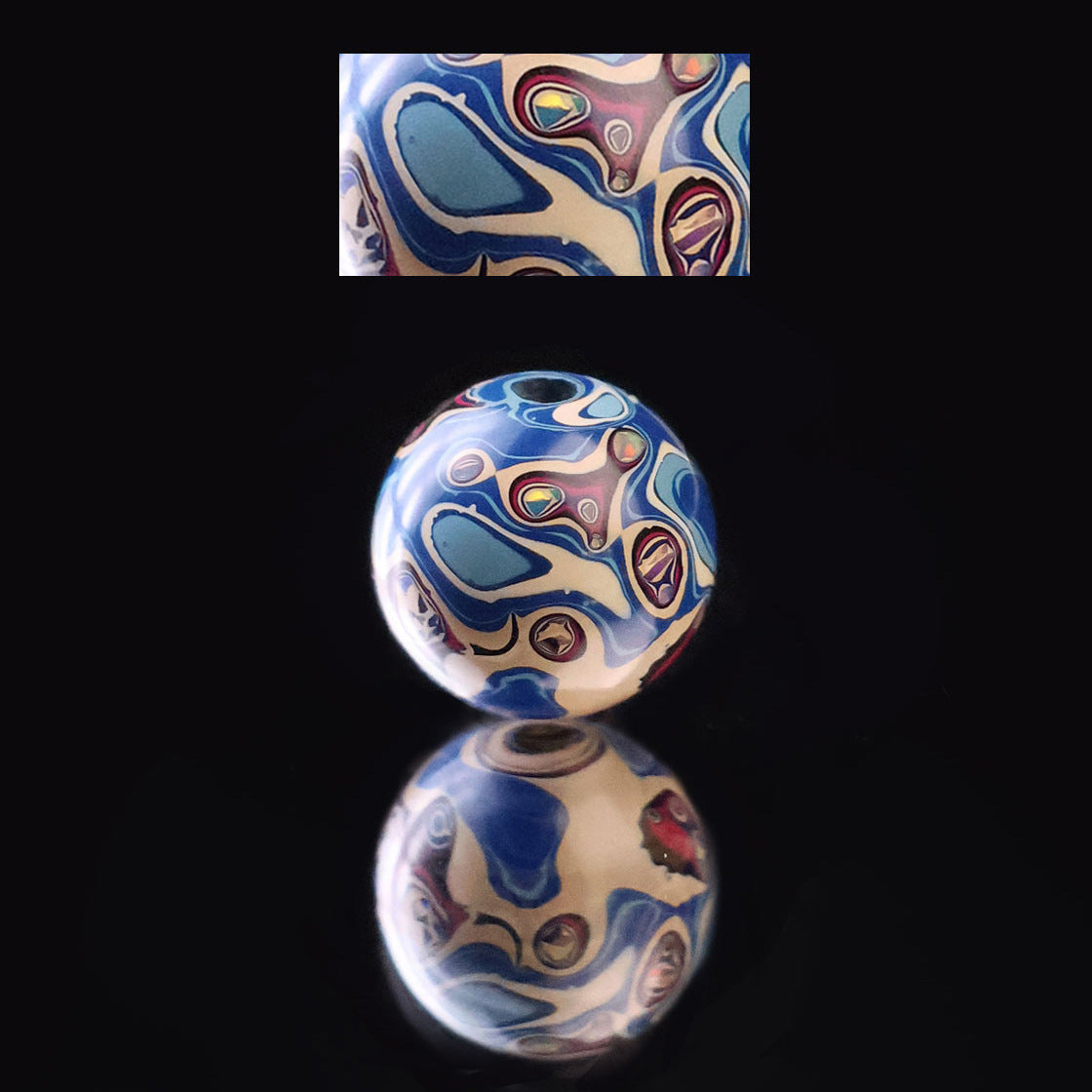 Paint Beads Opal Loose Wooden Beaded Rosewood Embryo Single Bracelets