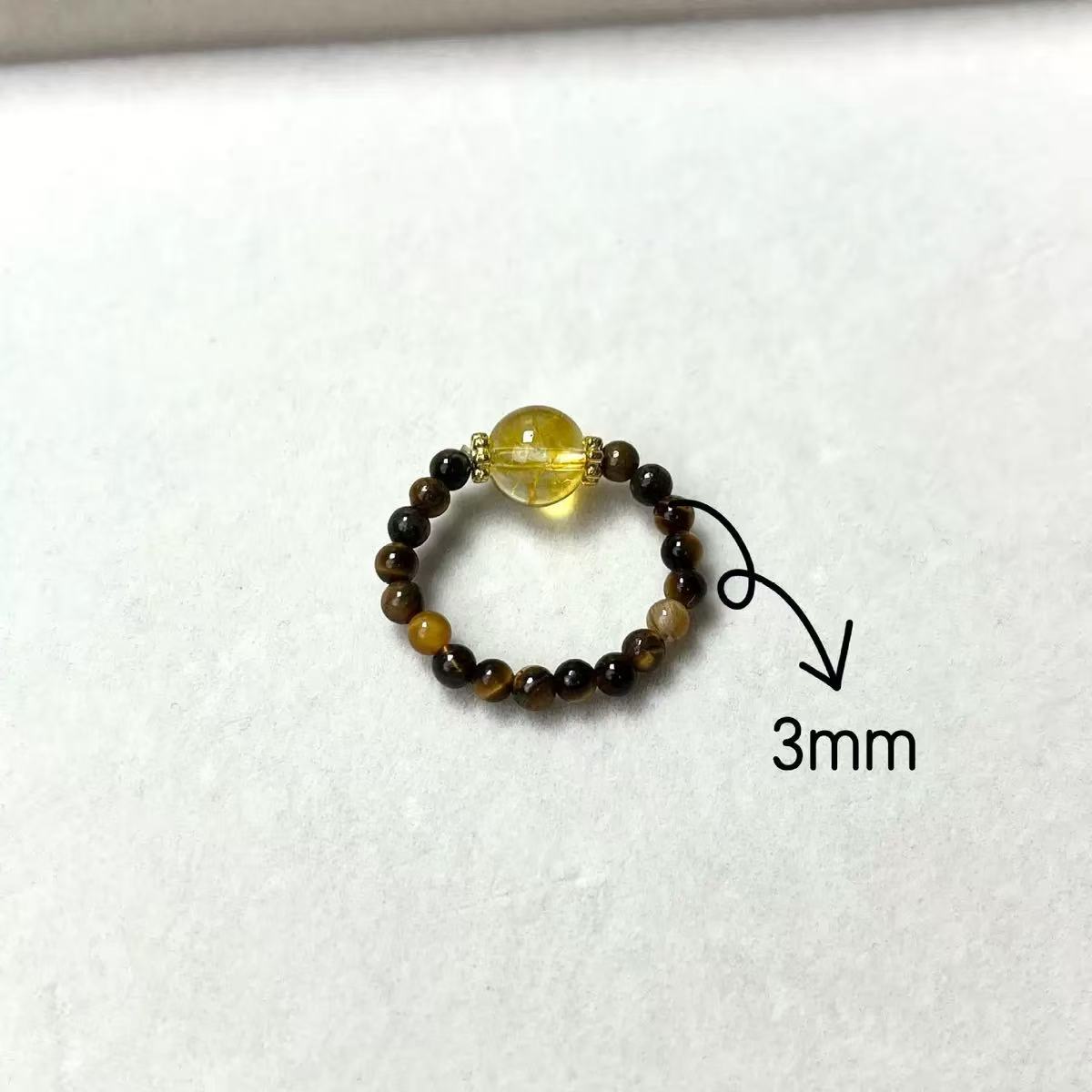 Style Vintage Turquoise Agate Bead Design Light Luxury Pearl Tiger Rings