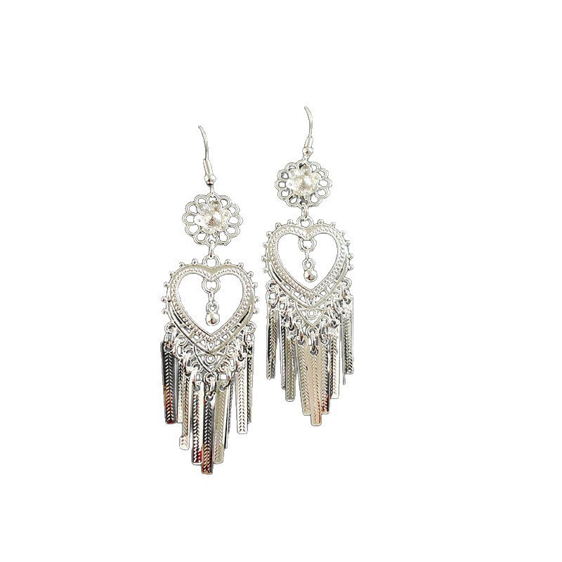 Style Ethnic Retro Minority Design Long Earrings