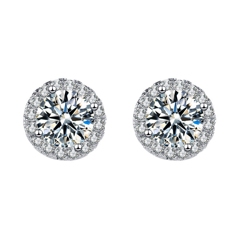 Attractive Diamond Round Bag Live Broadcast Rings