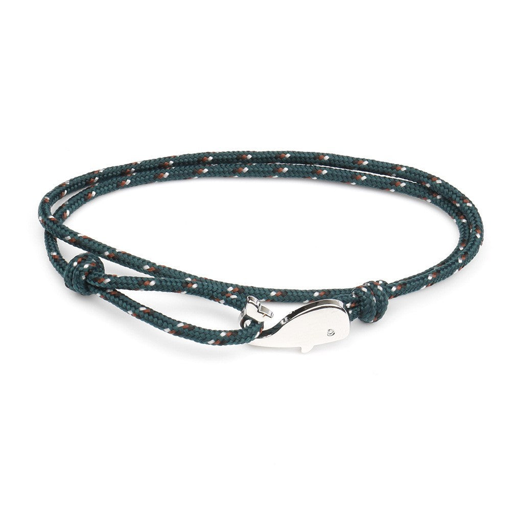 Women's Fashion Style Cute Dancing Whale Dolphin Boat Anchor Bracelets