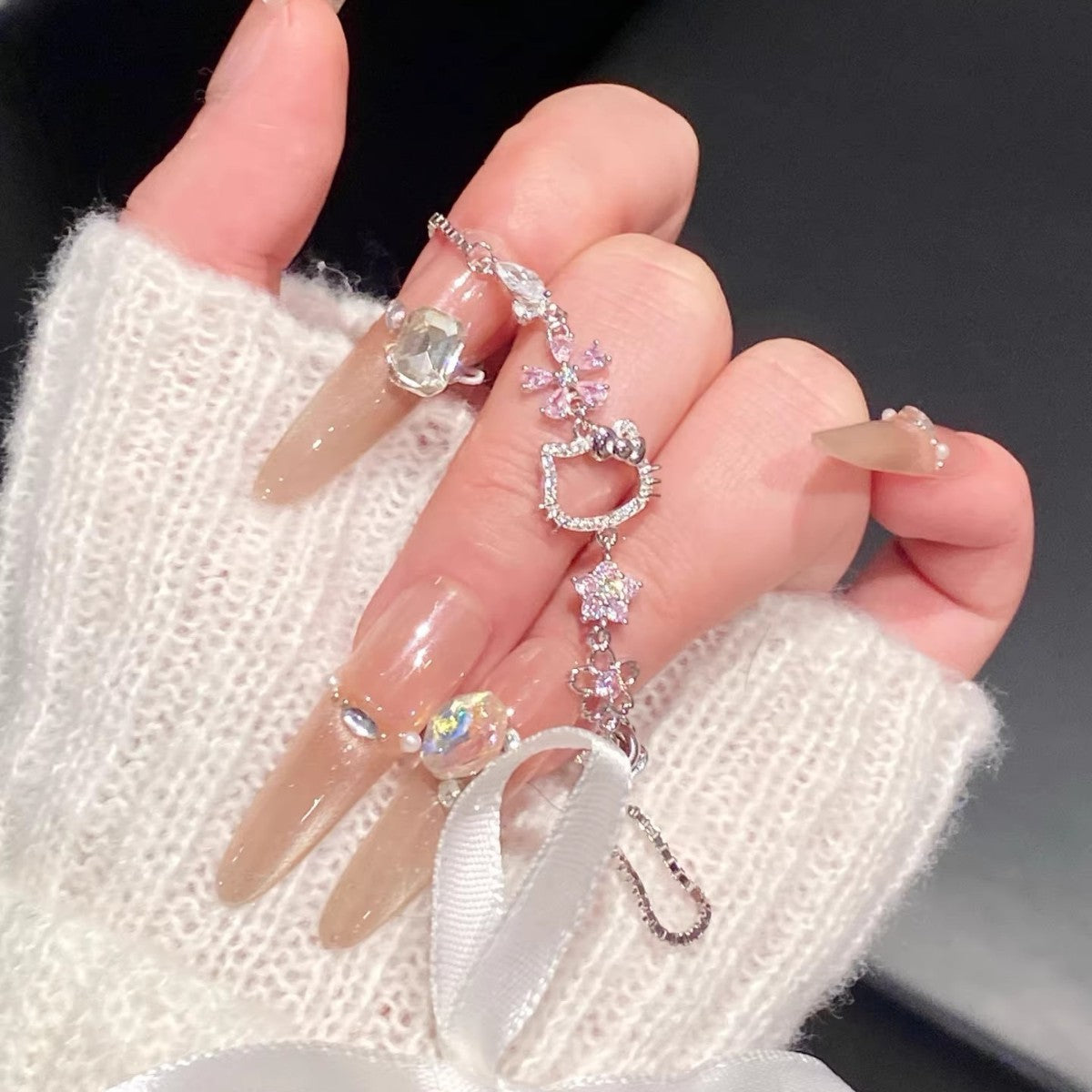 Cherry Blossom Female Light Luxury Minority Bracelet