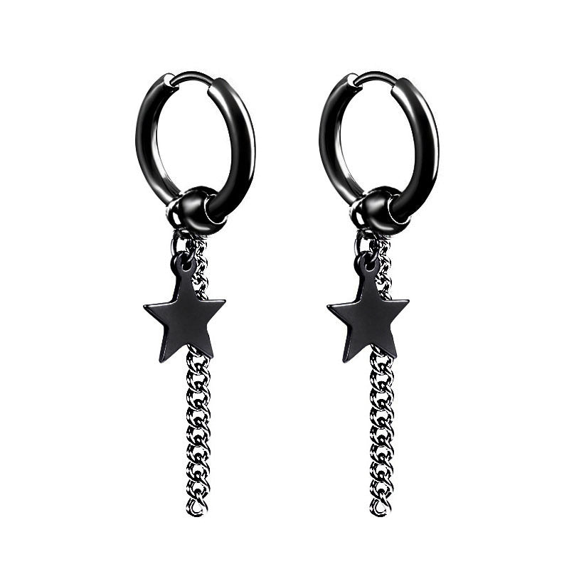 Clip Fashion Chain Cross Light Luxury High Ear Buckle