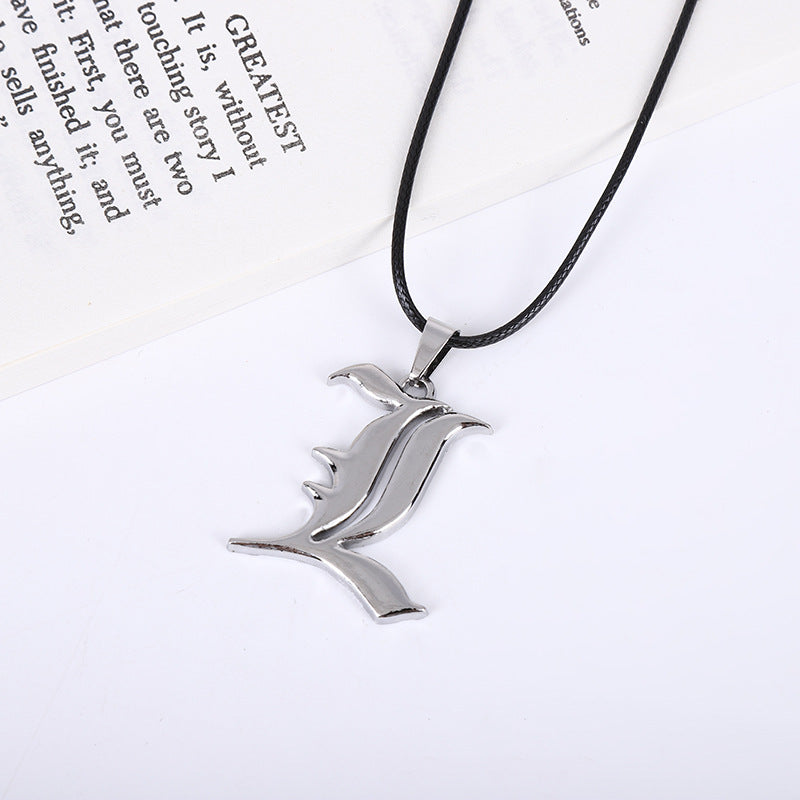 Attack Allen Giant Key Ninja Small Organization Red Cloud Notes Necklace