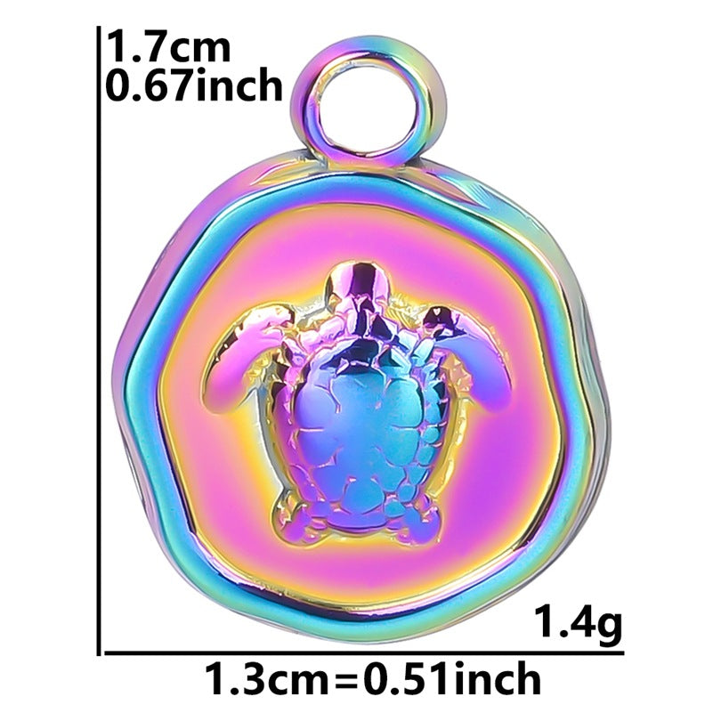 Stainless Steel Turtle Light Luxury Minority Vacuum Necklaces