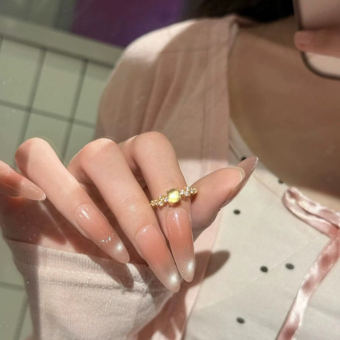 Affordable Luxury Style Niche Design Index Ring
