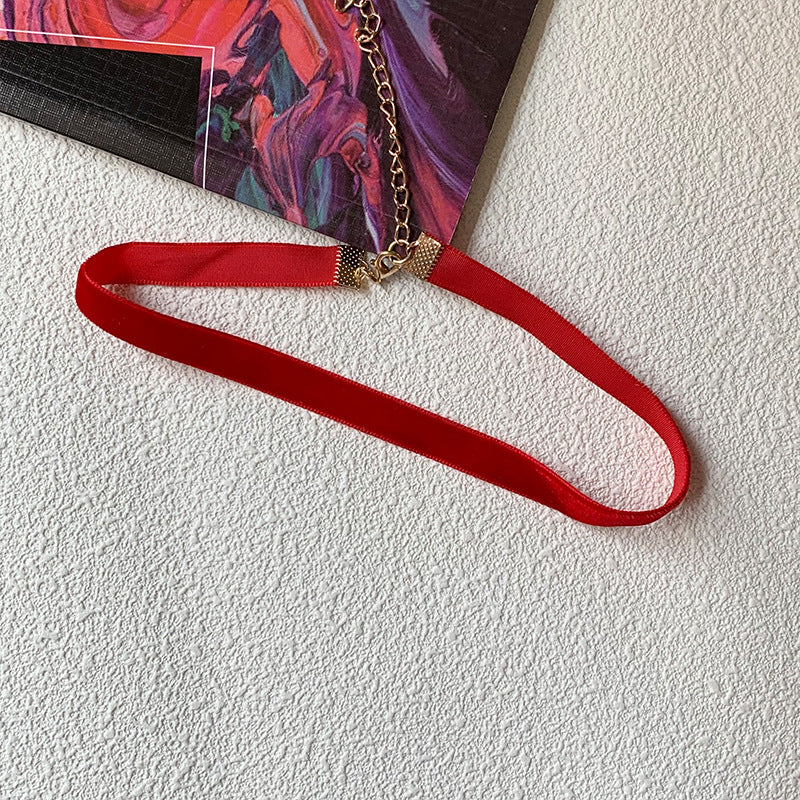 Veet Band Gothic Classic Simple Combination Necklace