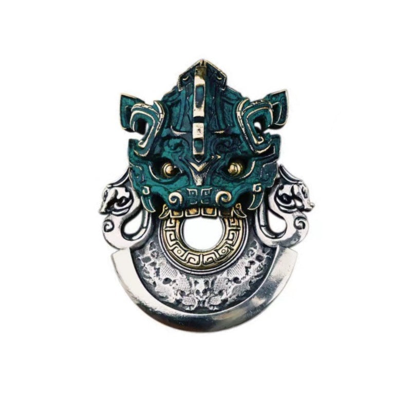 Men's Old Style Retro Handmade Gluttonous God Beast Pendants