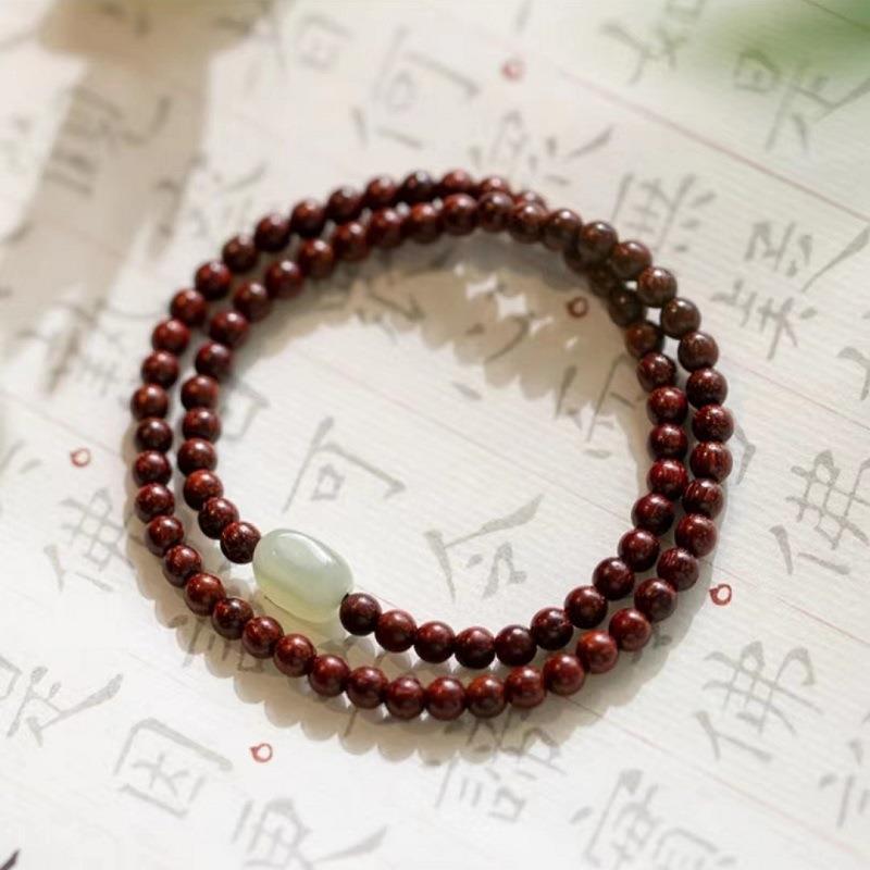Women's Fine Beads Simple Jade Ancient Style Fresh Bracelet