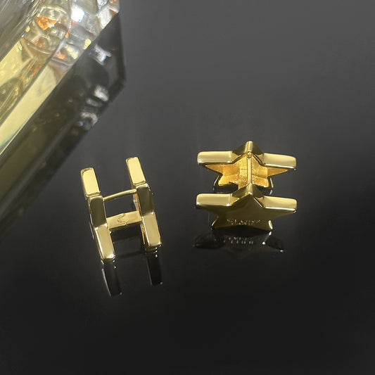 Star Ear Clip Female Light Luxury Minority Design Rings