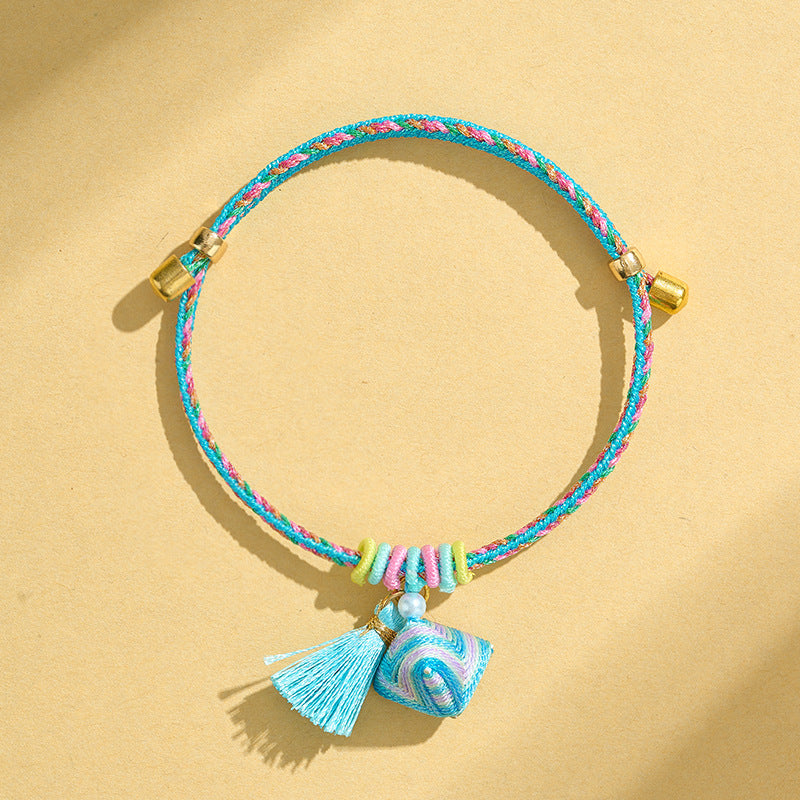 Children's Dragon Boat Festival Colorful Rope Hand-woven Small Bracelets