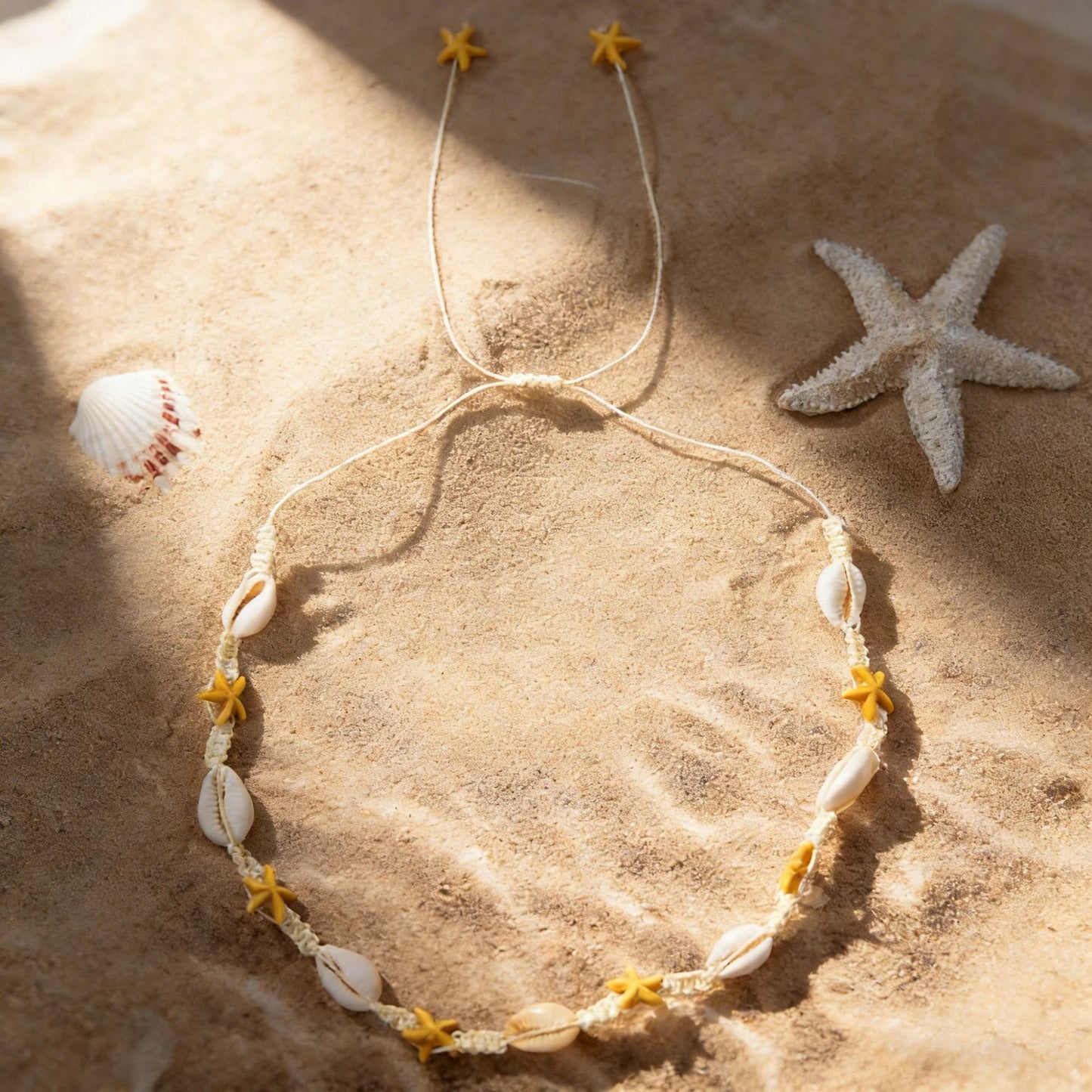 Holiday Ocean Style Cartoon Shell Design Starfish Necklaces