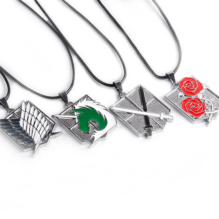 The Change Of Hot Blood Derivative Wings Sword Law One-horned Necklace