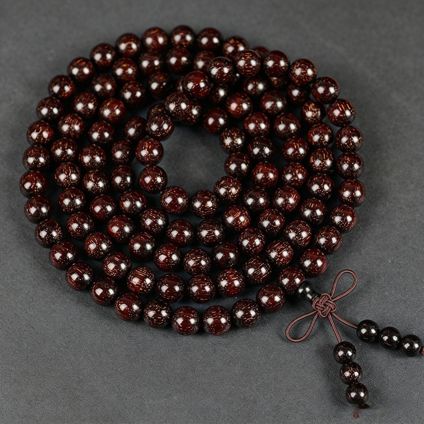 Old Materials Pterocarpus High Density Gold Star Wooden Bracelet