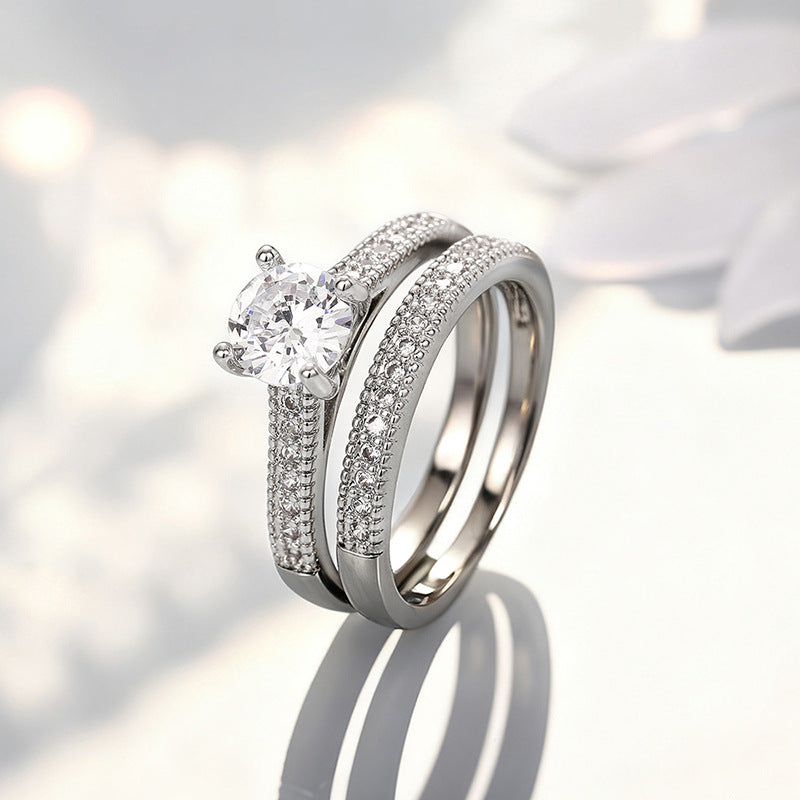 Live Broadcast Couple Wedding Proposal Small Ring
