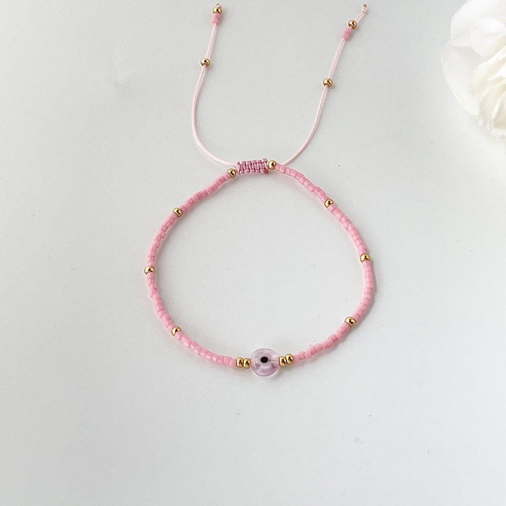 Bohemian Ethnic Style Retro Glaze Devil's Eye Bracelet