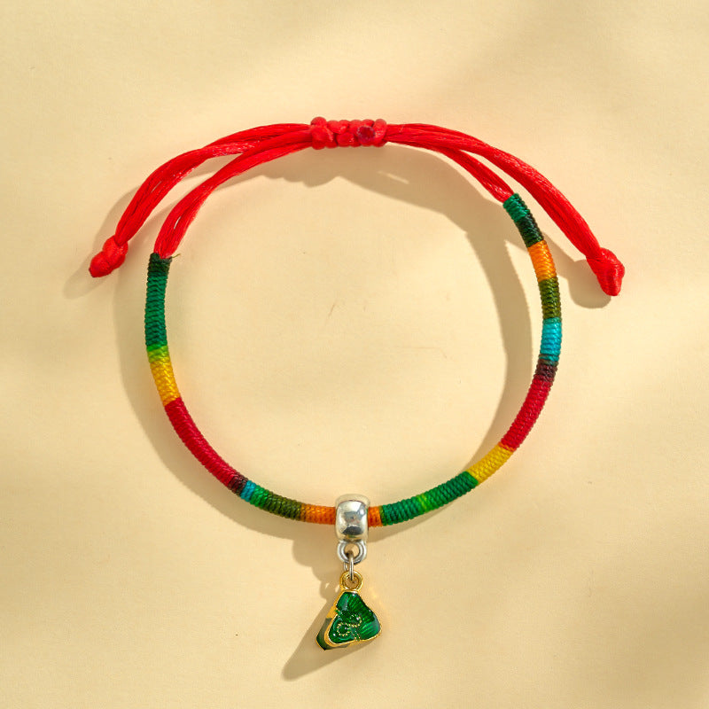 Children's Dragon Boat Festival Colorful Rope Hand-woven Small Bracelets