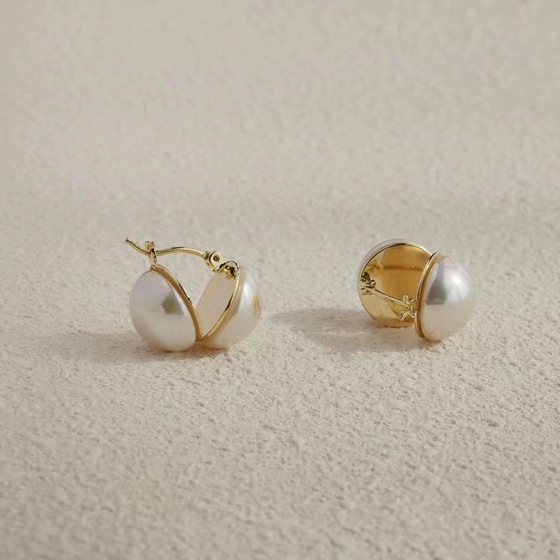 Women's Vintage Pearl Series High-grade Niche Temperament Earrings