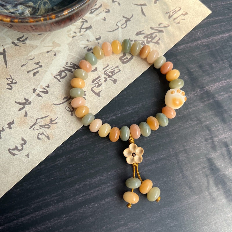 Bodhi Candy Color Single Circle Pliable Temperament High Throw Three Bracelets