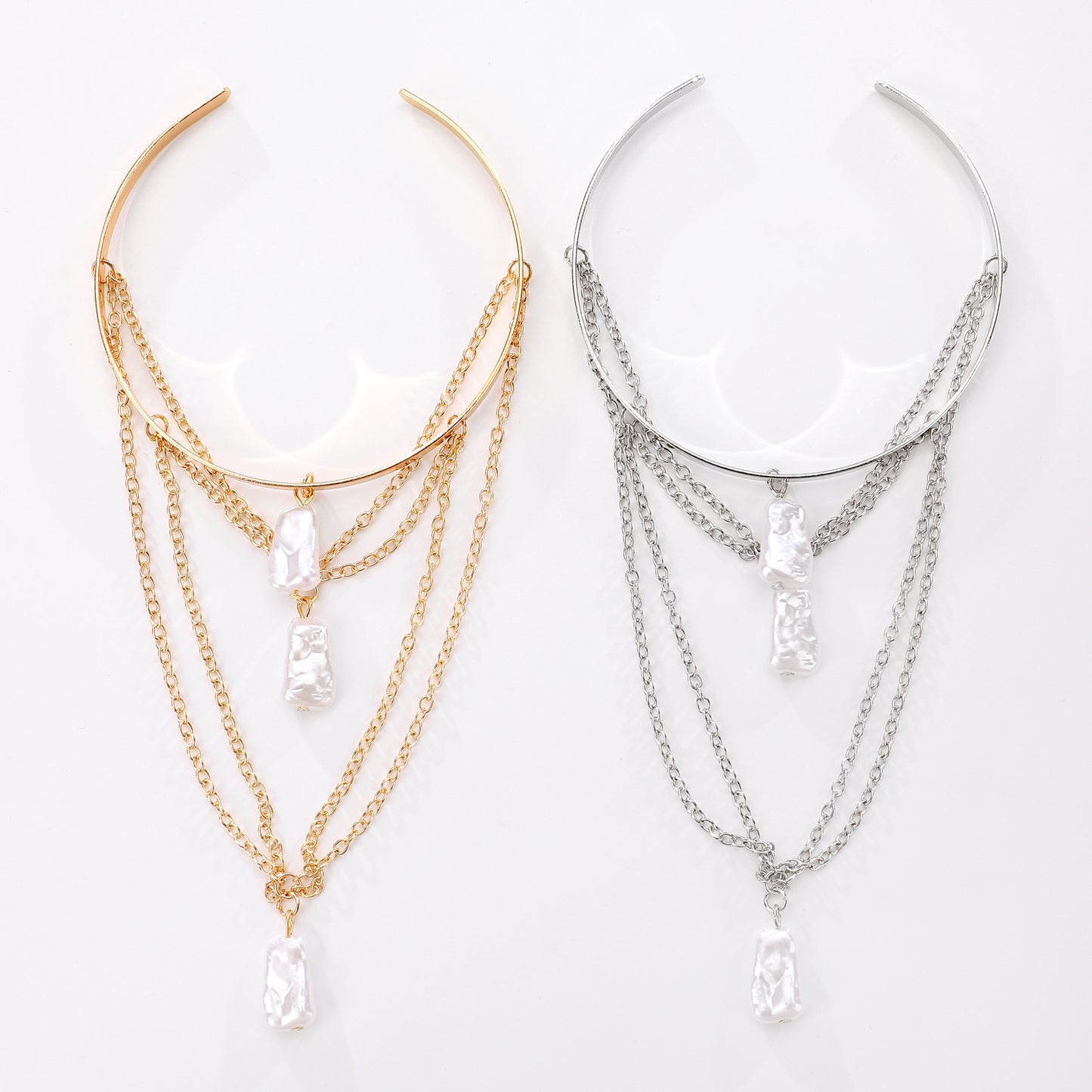 Niche Adjustable Arm Chain Metal Lanyard Tassel Armband Vacation Style Bracelets