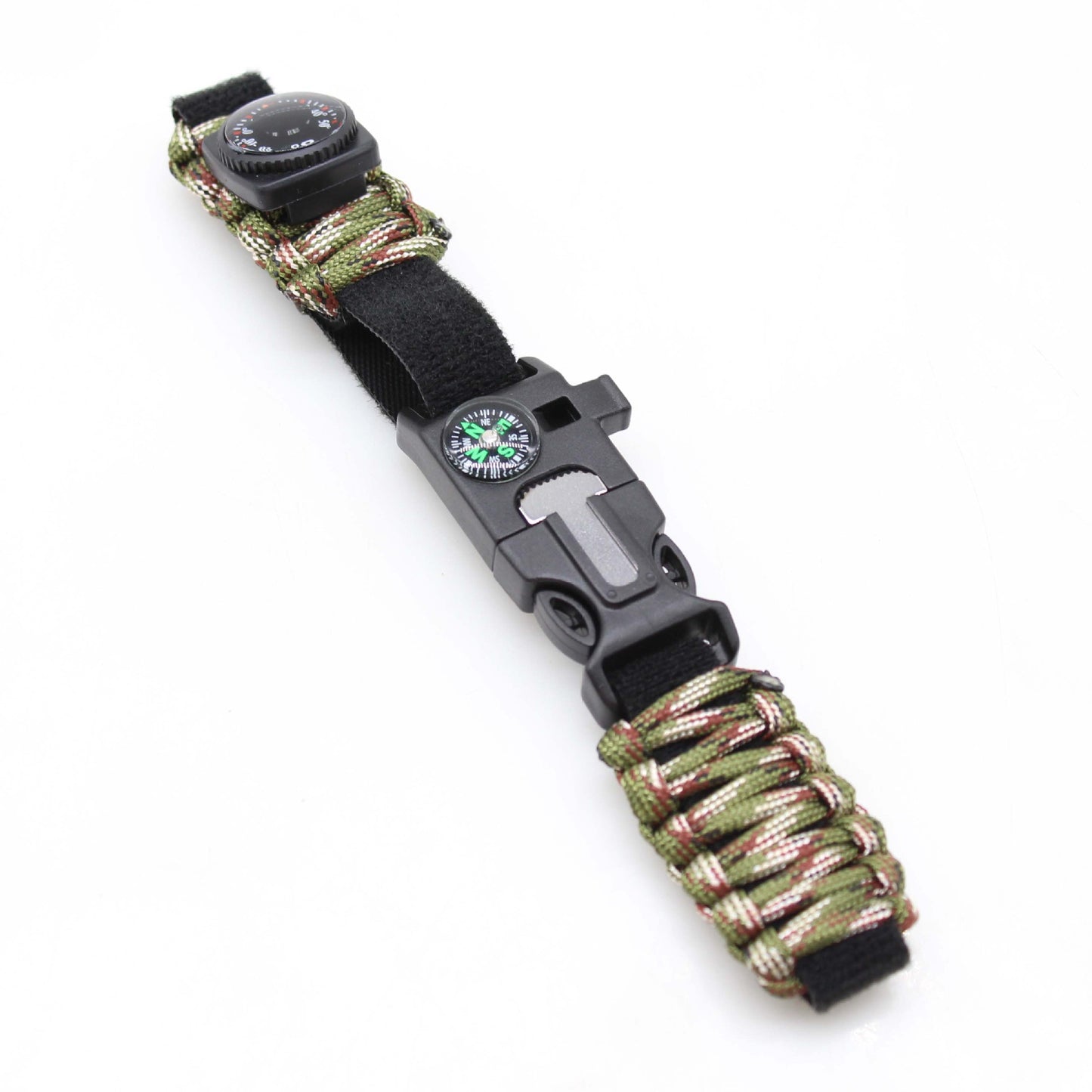 Woven Outdoor Wild Survival Compass Strap Bracelets