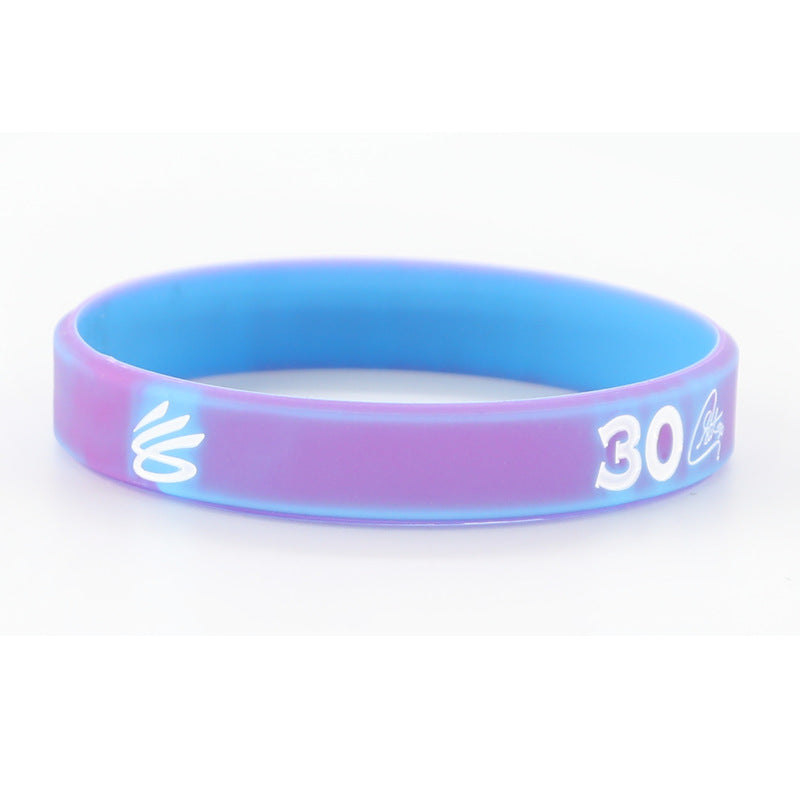 Basketball Silicone Rubber James Curry Harden Durant Bracelet